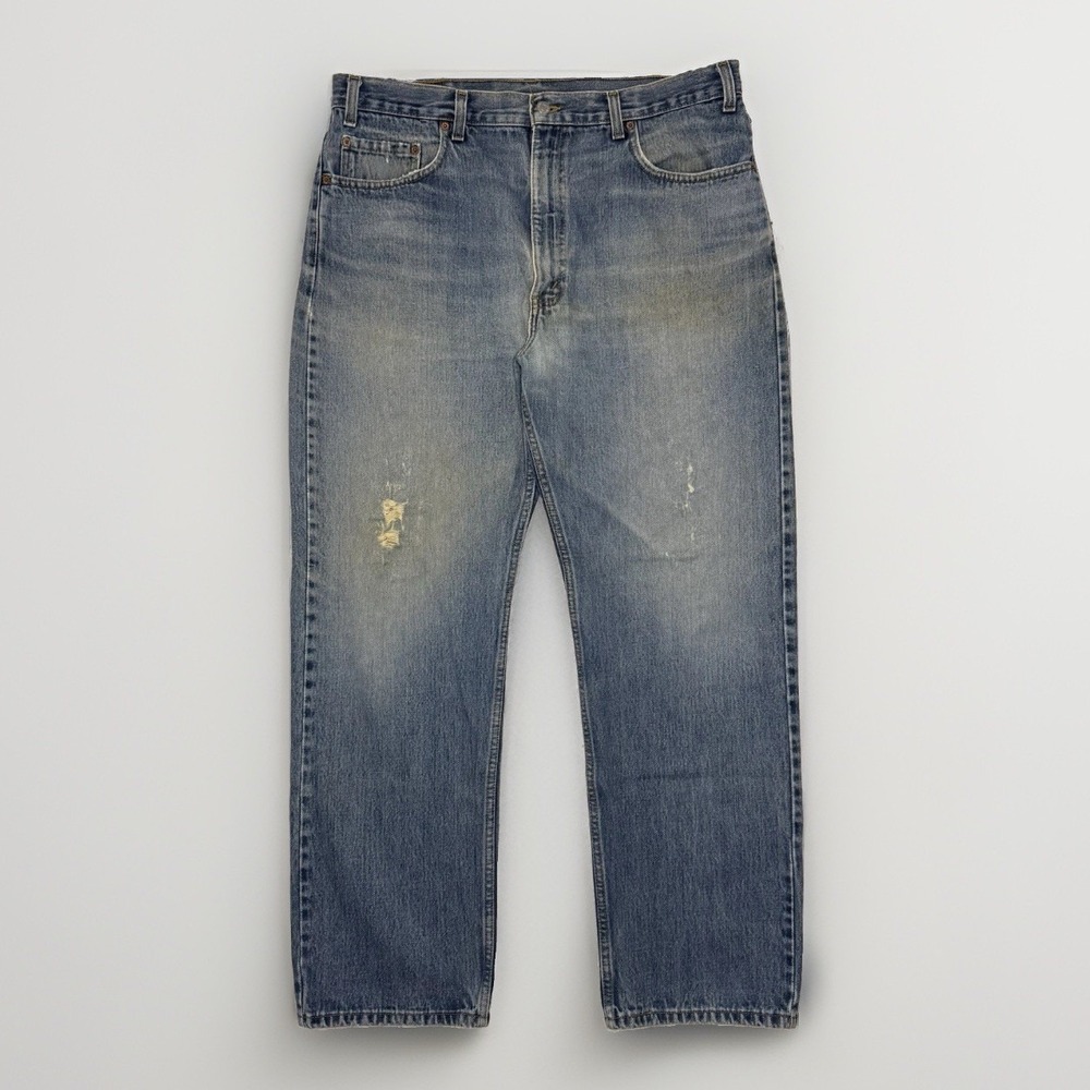 Vintage 90s Levis 505 Jeans Mens 40x30 Made In Canada Red Tab Straight Leg